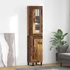 Image de vidaXL Highboard vieux bois 34,5 x 34 x 180 cm Bois composite