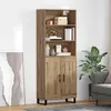 Image de vidaXL Highboard 2 pcs Chêne Artisan Bois composite