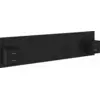 Image de vidaXL Tête de lit avec armoire 3 pcs noir imitation chêne bois composite
