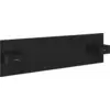 Image de vidaXL T  te de lit avec armoire 3 pcs noir imitation ch  ne bois composite