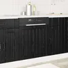Image de Vidaxl Panneau De Lave-vaisselle Lucca Chêne Noir 60 X 1,5 X 57 Cm
