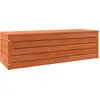 Image de vidaXL Boîte de rangement avec stockage Marron cire 109 x 36,5 x 33 cm