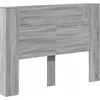 Image de Tête de lit vidaXL en bois aggloméré gris Sonoma
