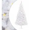 Image de vidaXL Sapin de Noël artificiel blanc 300 cm PVC et acier