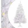 Image de vidaXL Arbre de Noël artificiel pliable Blanc 270 cm PVC et acier