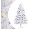 Image de vidaXL Arbre de Noël artificiel pliable Blanc 270 cm PVC et acier