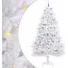 Image de vidaXL Arbre de Noël artificiel pliable Blanc 300 cm PVC et acier
