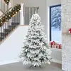 Image de Maison Exclusive - Sapin de Noël artificiel avec 300 LED blanches, 240 cm, en PE et PVC