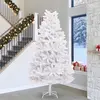 Image de Arbre de Noël blanc pliable, de qualité supérieure, en PVC et en acier, hauteur 300 cm