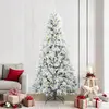 Image de Arbre de Noël blanc pliable, de qualité supérieure, hauteur 240 cm, fabriqué en PE et PVC