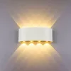 Image de Applique Murale Moderne 8w Blanc Lampe Murale Led D'Intérieur En Aluminium, Pour Salon, Chambre À Coucher, Salle De Bain, Couloir, Blanc Chaud