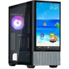 Image de zalman z10 ds black boîtier midi tour noir avec écran lcd