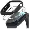 Image de Coque pour Montre Ringke Slim 2-pack Apple Watch 10 46mm Clear & Matte Black - Neuf