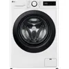 Image de LG D4R3009NSWB, Remplissage avant, Freestanding, Blanc, Gauche, Noir, Boutons, Pivotant, Tactile