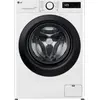 Image de LG F4DR509SBW, remplissage frontal, debout, noir, blanc, gauche, noir, boutons, pivotant