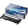 Image de Samsung CLT-C406S - Cyan - Original - Cartouche de toner - pour CLP-360, 365, 368, CLX 3300, 3305, Xpress C460, C467 (CLT-C406S/ELS)