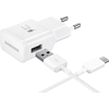 Image de Charge. Réseau. Samsung Ep-Ta20Ewec 15W Blist + Usb-C Fast Charge Blanc/Blanc