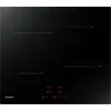 Image de Samsung NZ64T3706A1, Noir, Encastrable, 60 cm, Plaque de cuisson à induction avec zones, Verre, 4 zones/zones