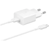Image de Kit Chargeur USB C 15W + Câble USB C / USB C 1m Blanc Samsung - Neuf