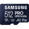 Image de Samsung PRO Ultimate MB-MY512SA - Carte mémoire flash (adaptateur SD inclus) - 512 Go - A2 / Video Class V30 / UHS-I U3 - microSDXC UHS-I - bleu (MB-MY512SA/WW)