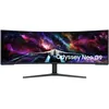 Image de Samsung G95NC LED display 144.8 cm (57") 7680 x 2160 pixels Dual UHD Black, White