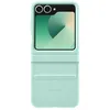 Image de Étui En Cuir Écologique À Rabat Menthe Pour Samsung Z Flip6 F741pmegww