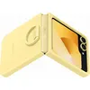 Image de Coque en silicone avec anneau Samsung pour Samsung Galaxy Z Flip6, Jaune - Neuf