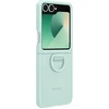 Image de Étui En Silicone Menthe Avec Anneau Pour Samsung Z Flip6 F741tmegww Z Flip6 Ef-pf741tmegww