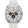 Image de Samsung Galaxy Watch Ultra - 47 mm - titane - montre intelligente avec bracelet marin - caoutchouc - blanc - taille du bracelet : S/M/L - écran 3,8 cm (1,5") - 32 Go - Wi-Fi, LTE, NFC, Bluetooth - 4G - 60,5 g - titane blanc (SM-L705FZWADBT)