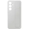 Image de Coque En Silicone Avec Lanière Pour Samsung Galaxy S24 Fe Gris