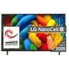 Image de LG NanoCell 43NANO80A3B, 109,2 cm (43"), 3840 x 2160 pixels, 4K Ultra HD, Smart TV, WLAN, noir