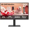 Image de LG 27BA54QB-B écran plat de PC 68,6 cm (27 ) 2560 x 1440 pixels Quad HD LCD Noir - Neuf