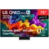 Image de LG QNED evo AI MiniLED 75QNED86B6B, 190,5 cm (75 pouces), 3840 x 2160 pixels, technologie QNED MiniLED, télévision intelligente, Wi-Fi, couleur noire