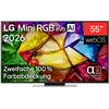 Image de LG 55MRGB87B9B, 139,7 cm (55 pouces), 3840 x 2160 pixels, technologie RGB-Mini LED, télévision intelligente, Wi-Fi, couleur noire