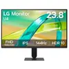 Image de LG 24U411B-B, écran de 60,5 cm (23,8 pouces), résolution 1920 x 1080 pixels, Full HD, technologie LCD, temps de réponse de 1 ms, couleur noire