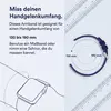Image de Samsung Fabric Band (S/M) für die Galaxy Watch8 | Watch8 Classic, Band, Smartwatch, Graphit, Samsung, Galaxy Watch8 | Watch8, Stoff, Nylon