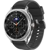 Image de Samsung Galaxy Watch 8 Classic 3,3 cm (1,3") AMOLED 46 mm Numérique 438 x 438 pixels Écran tactile 4G Argent Wi-Fi GPS (satellite)