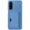 Image de Coque et étui téléphone mobile Samsung avec porte carte Bleu Arctique pour Galaxy A17 4G et 5G - Neuf