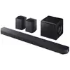 Image de Barre de son Samsung HW-Q930H 9.1.4 17 HP caisson sans fil surround arrière Dolby Atmos Noir Titane - Neuf
