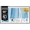 Image de Samsung The Frame QE55LS03HWUXZT, 139,7 cm (55 pouces), 3840 x 2160 pixels, technologie Neo QLED, Smart TV, Wi-Fi, couleur noire