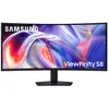 Image de Samsung ViewFinity S85TH, écran de 40 pouces, courbure 1000R, résolution WUHD, avec station d'accueil