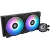Image de Zalman ALPHA28 Black CPU Liquid Cooler 280mm Radiator 2 x 140 mm Fan ARGB pump Dual Processeur Refroidisseur de liquide tout-en-un 14 cm Noir - Neuf