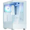 Image de Zalman case P10 White / miniT / 1x120mm fan ARGB / USB 3.0 / USB-C / verre trempé / blanc