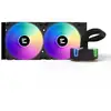 Image de Zalman RESERATOR5 Z24 ARGB BLACK système de refroidissement d'ordinateur Processeur Refroidisseur de liquide tout-en-un 12 cm Noir - Neuf