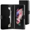 Image de Étui pour Galaxy Z Fold 3 Folio Aimanté avec Porte-billet Noir - Neuf