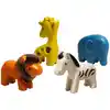 Image de PlanToys Jouets en bois Set d'animaux sauvages