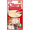 Image de Inaba - Churu - Friandise Crémeuse Pour Chats - Thon Et Crabe - 4 X 14 G (56 G)