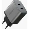 Image de Energea Chargeur Ampcharge Gan45 2Xusb-C Pd/Pps/Qc3.0 45W Gris