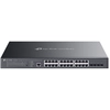 Image de TP-Link Omada SG3428XMPP commutateur réseau Géré L2+ Gigabit Ethernet (10/100/1000) Connexion Ethernet, supportant l'alimentation via ce port (PoE) 1U Noir - Neuf