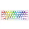 Image de Razer Huntsman Mini Mercury ed. Clavier de jeu optique, interrupteur rouge, disposition nordique, filaire. Razer Huntsman Mini 60%, Clavier de jeu, opto-mécanique, style nordique, noir, filaire